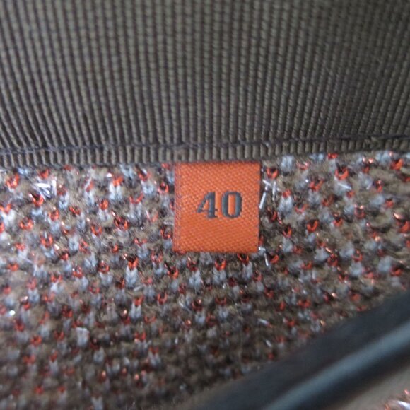 Missoni Slim Knit Trouser Pant With Leather Trim Waist Size 40 - Picture 13 of 14